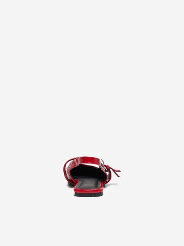ONLY - Bailarinas con hebilla 'ONLAURA-5' en rojo