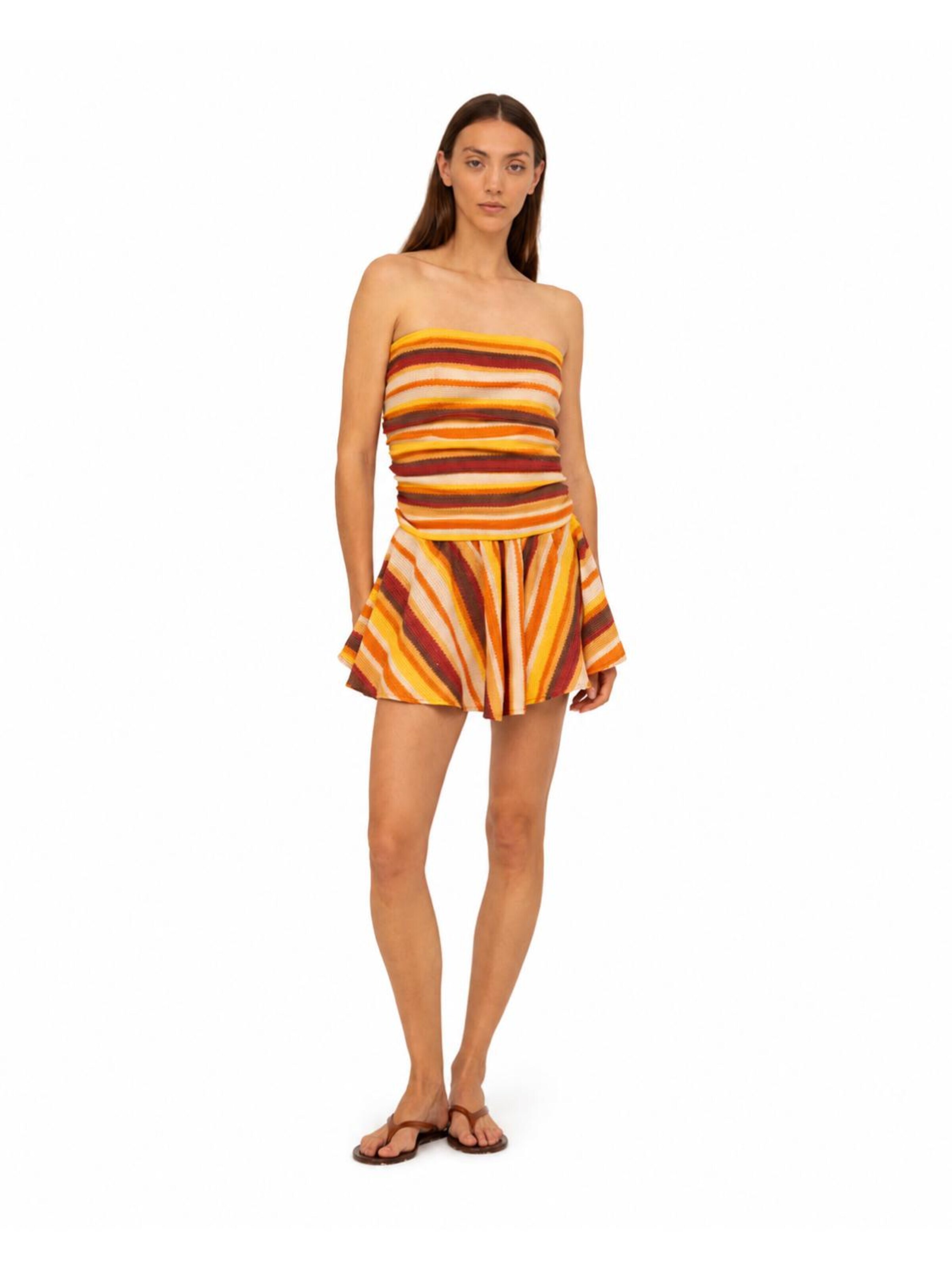 Carmen Says - Vestido de punto 'Sunlight' en amarillo