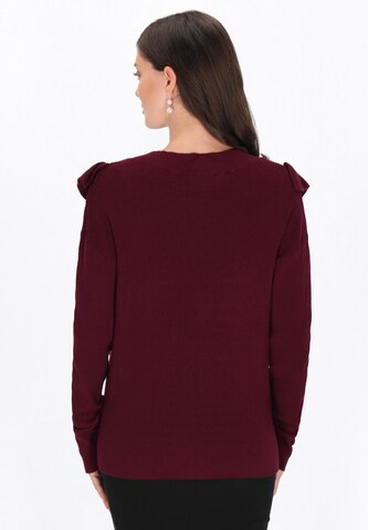 Cardigan usha BLACK LABEL en rouge