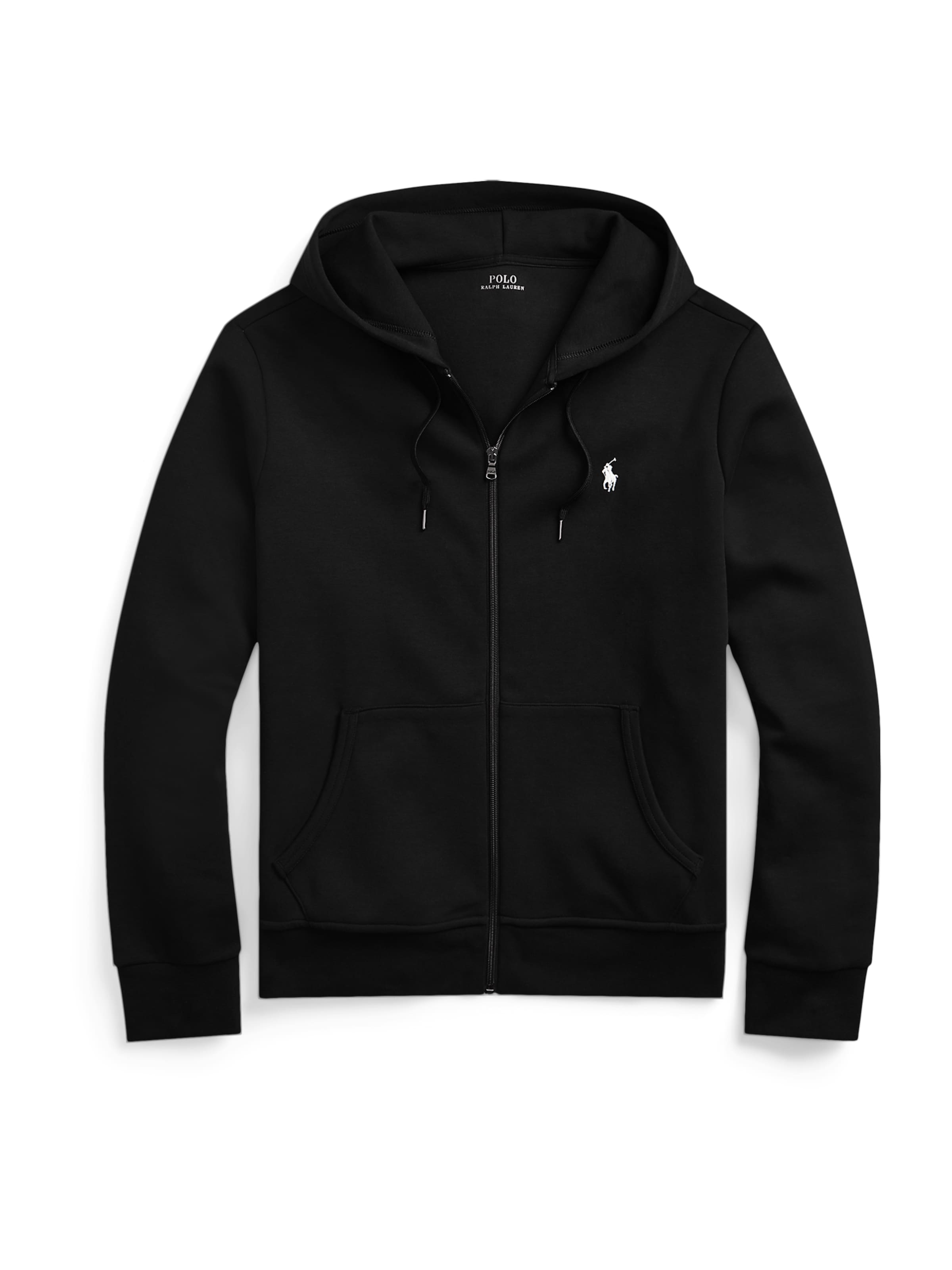 Veste de survêtement Polo Ralph Lauren en noir : devant