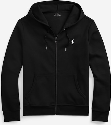 Polo Ralph Lauren - Sudadera con cremallera en negro: frente