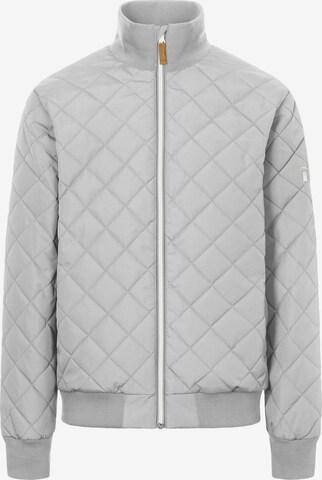 Derbe Between-Season Jacket 'Quiltby Cozy' in Grey: front