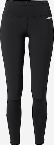 Pantaloni sport 'Agravic' de la adidas Terrex pe negru: față