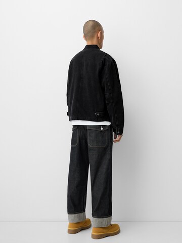 Veste mi-saison Bershka en noir