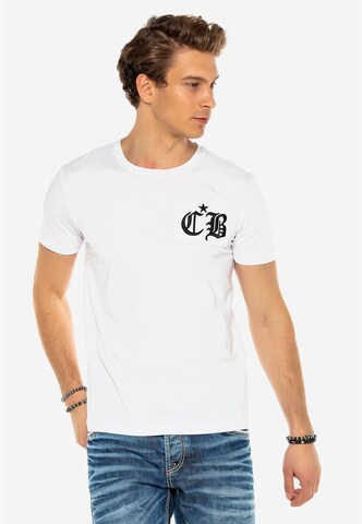 CIPO & BAXX Shirt 'CT573' in Wit