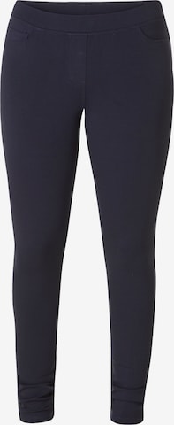 BASE LEVEL CURVY Skinny Leggings 'Arnika' in Blau: predná strana