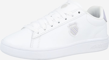 K-SWISS - Sapatilhas baixas 'COURT SHIELD II' em branco: frente