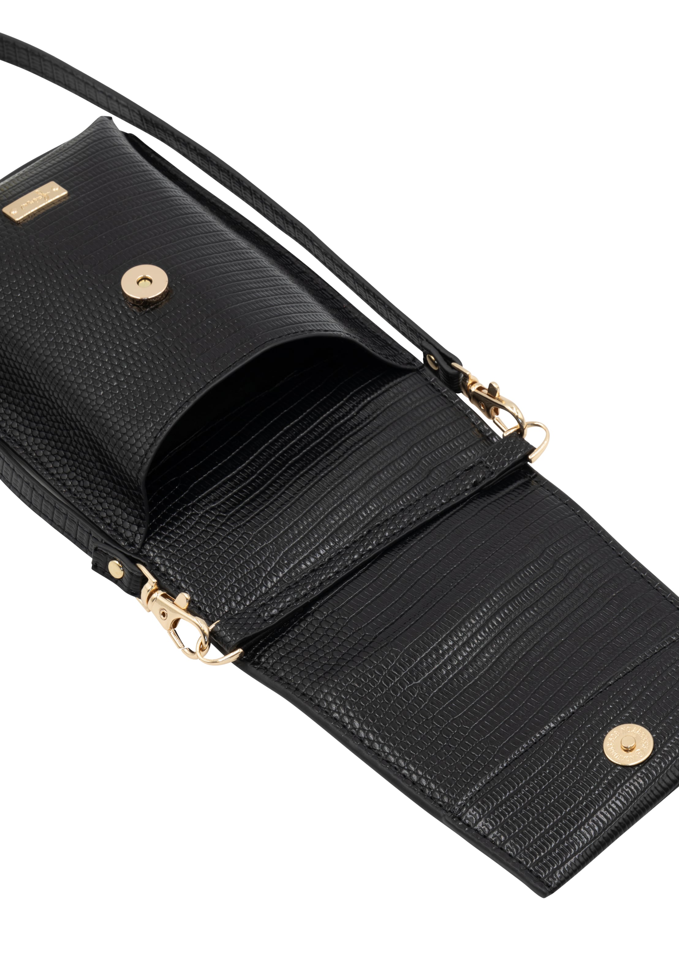 faina - Mala de ombro em preto