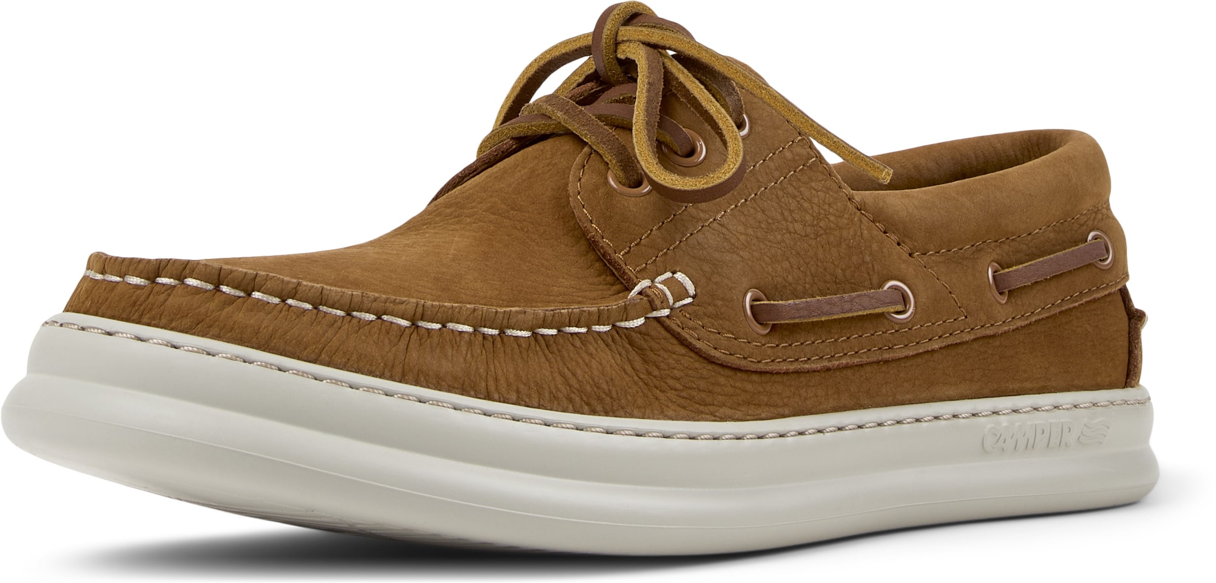 CAMPER Lace-up shoe 'Runner Four' in Brown: front