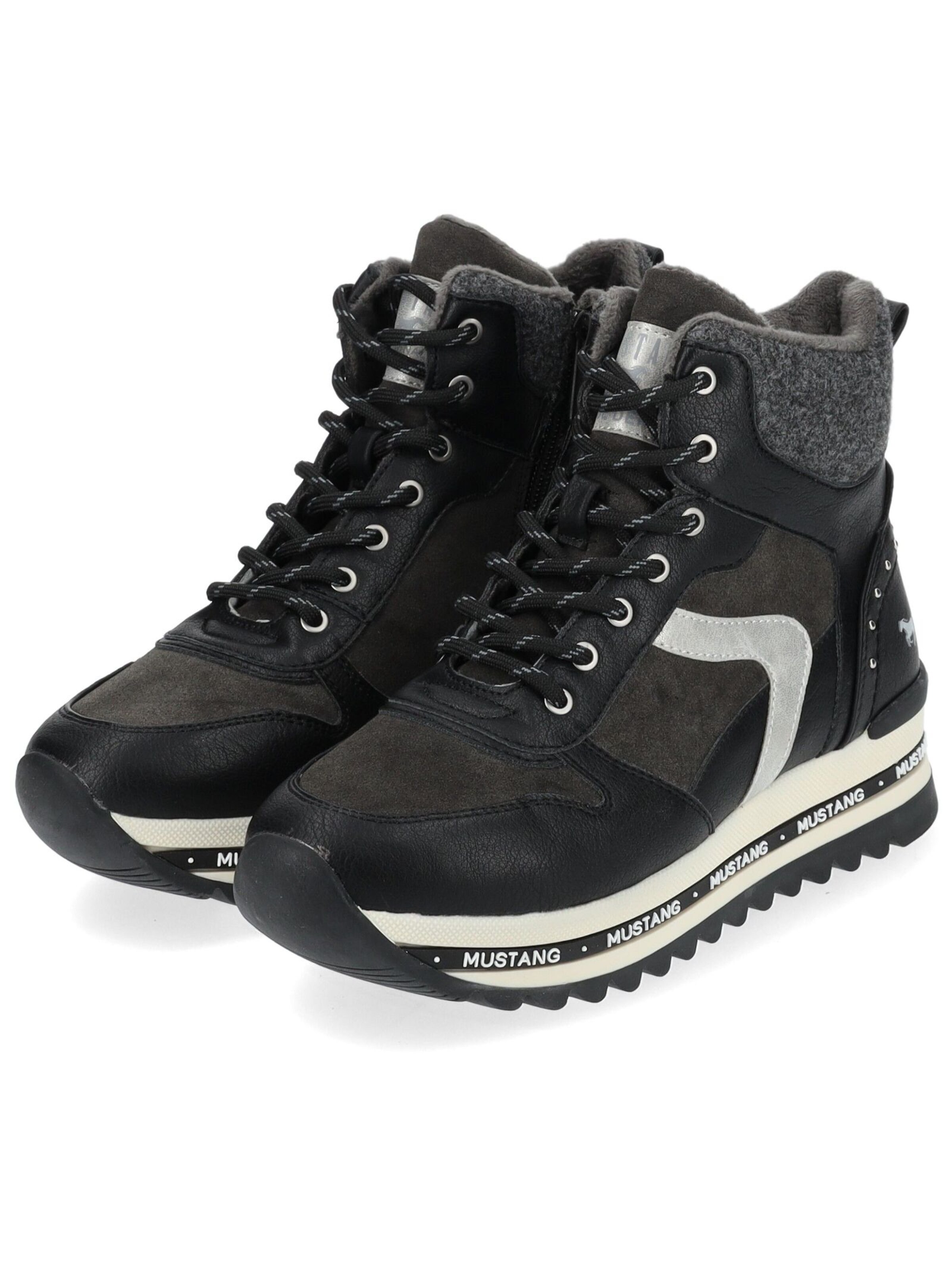 MUSTANG Veterlaarsjes in Zwart