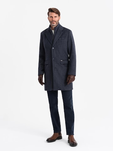Ombre Between-seasons coat in Blue