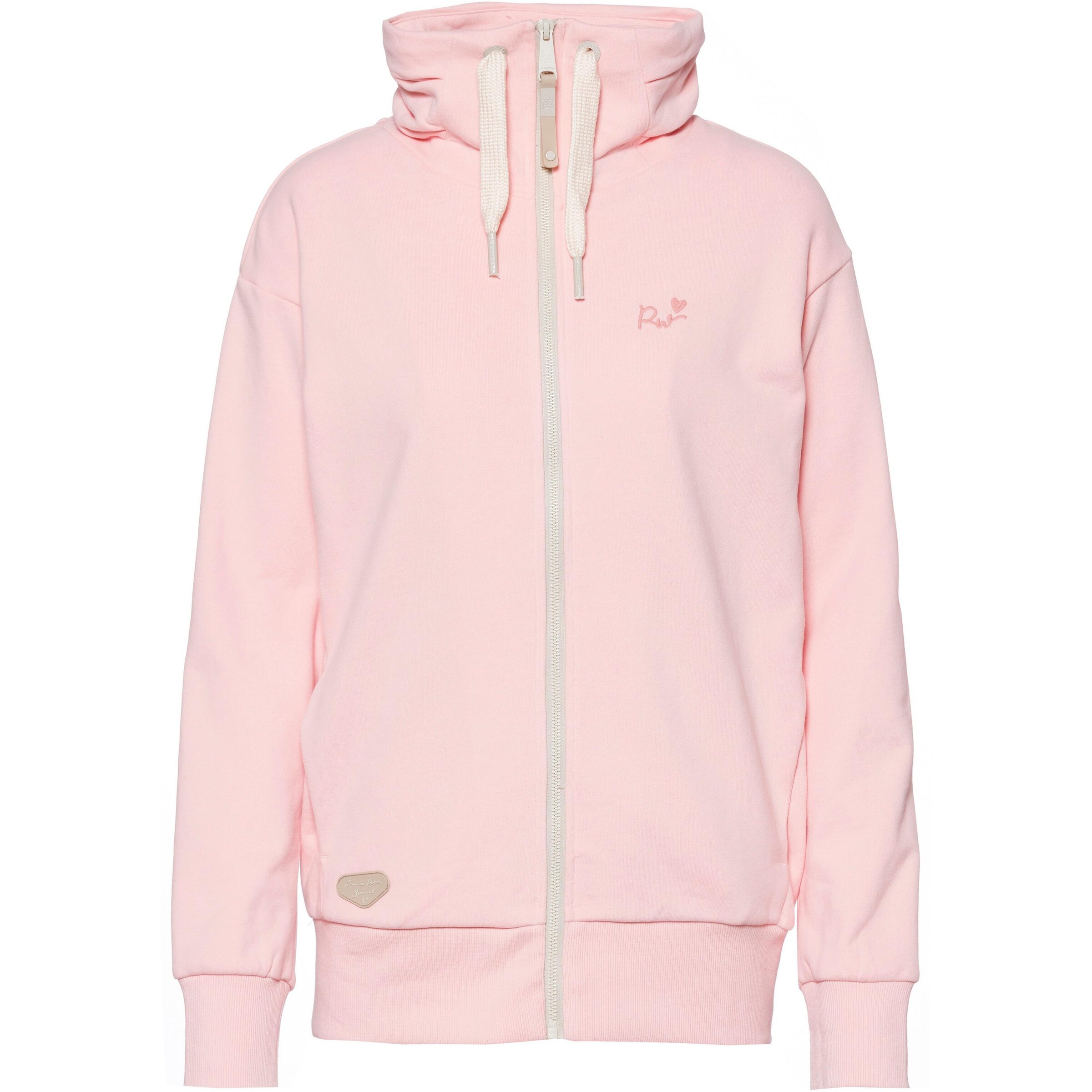 Veste de survêtement 'Shocky' Ragwear en rose : devant
