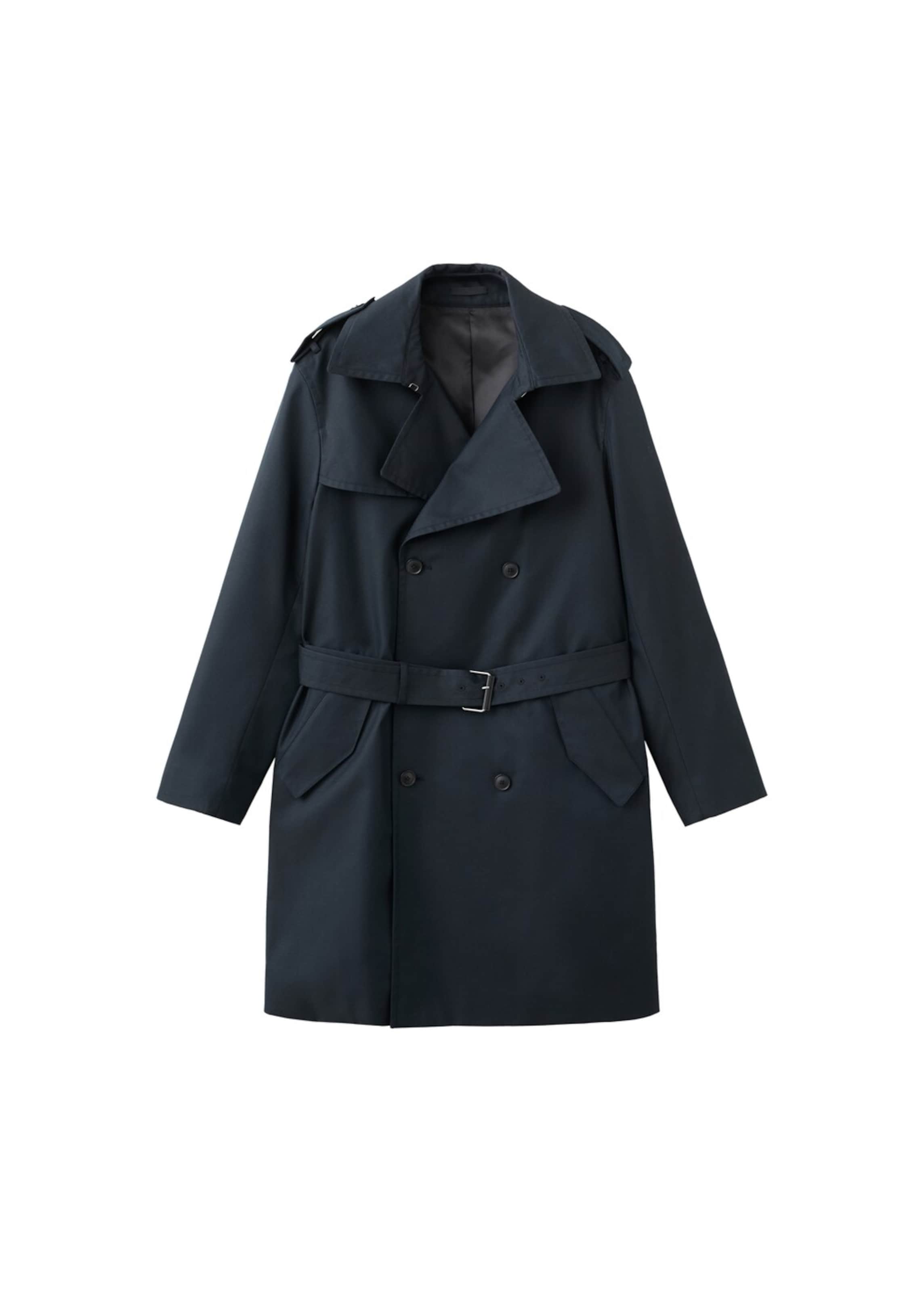 MANGO MAN Übergangsmantel in royalblau, Produktansicht