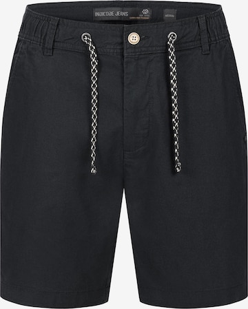 Pantalon 'InBow' INDICODE en noir : devant
