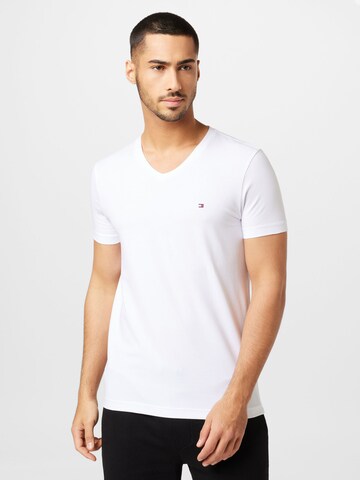 T-Shirt TOMMY HILFIGER en blanc : devant