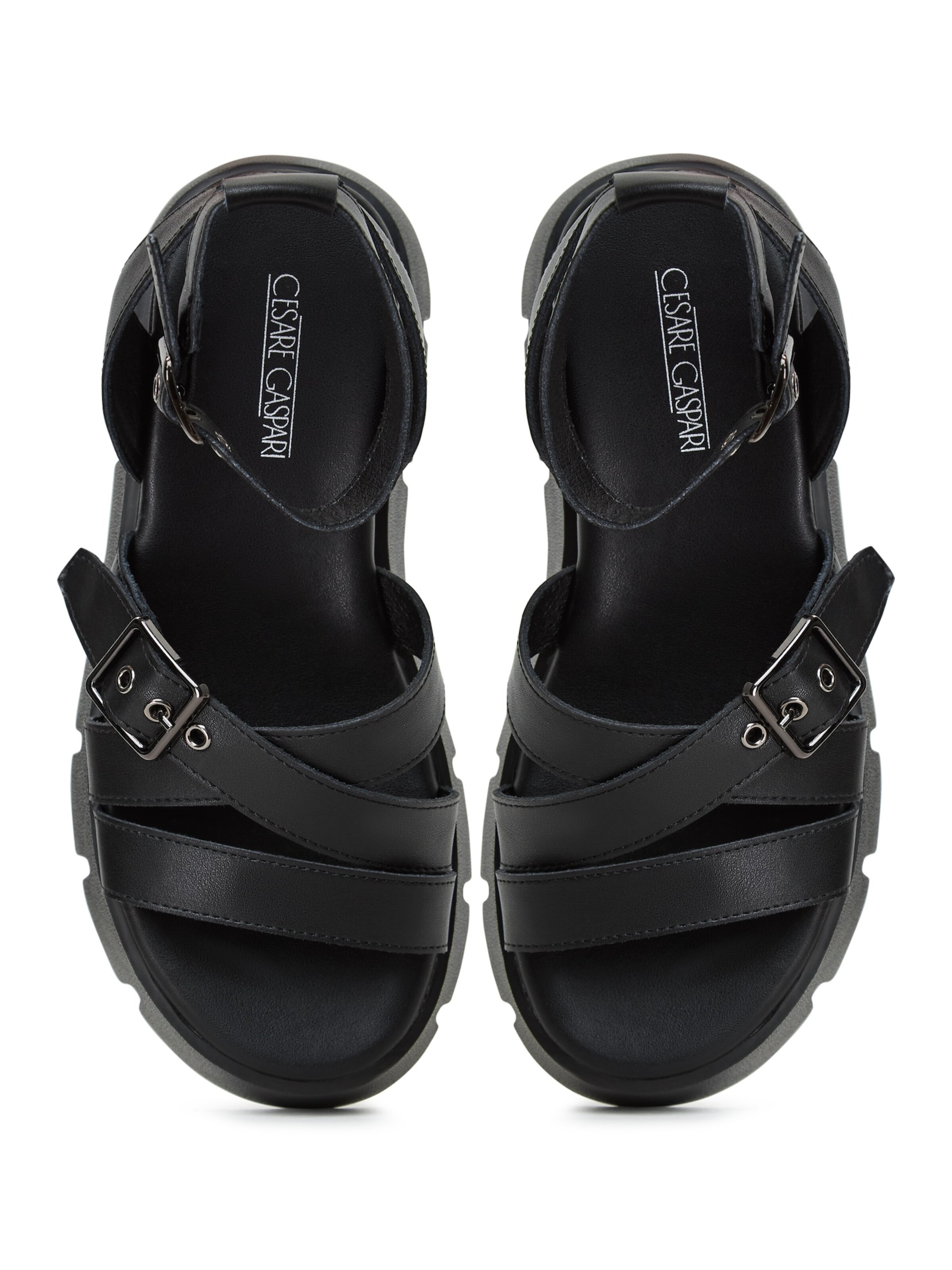 CESARE GASPARI Sandals in Black