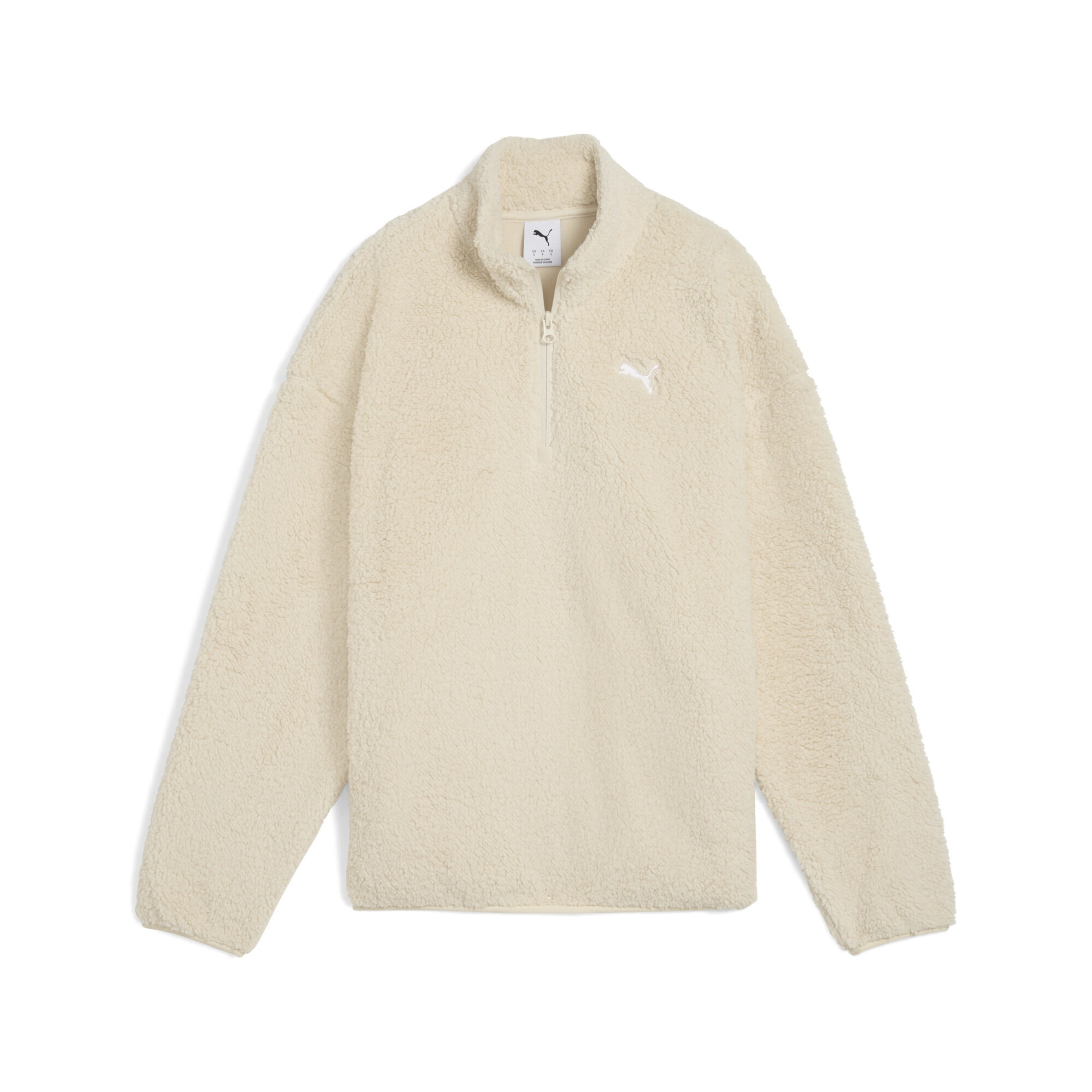 PUMA Pullover 'Essentials Elevated' in Weiß: Vorderseite