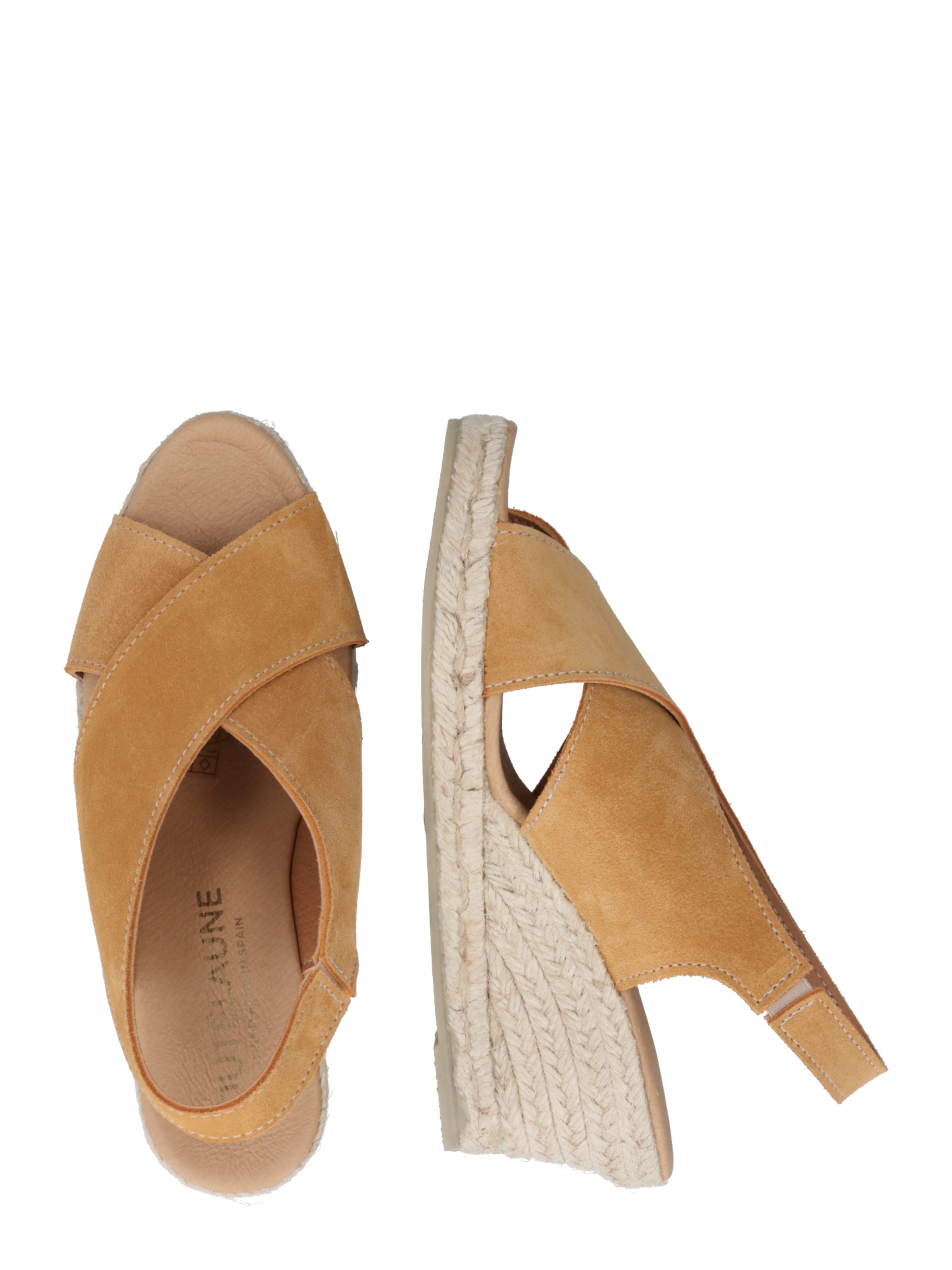 JUTELAUNE - Sandálias com tiras em castanho