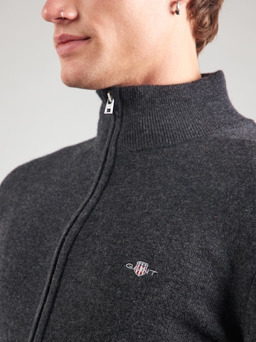 GANT Knit cardigan in Grey