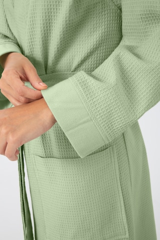 MY HOME Long Bathrobe in Green