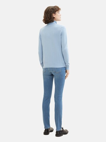 Coupe slim Jean 'Alexa' TOM TAILOR en bleu