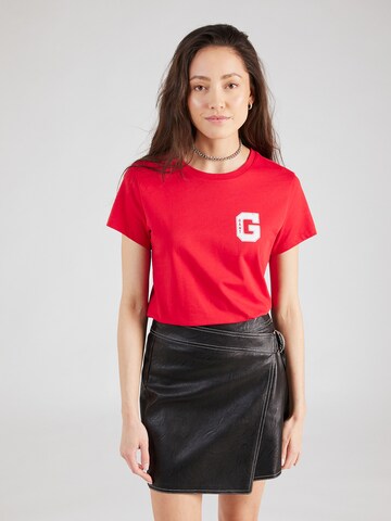 T-shirt GANT en rouge : devant