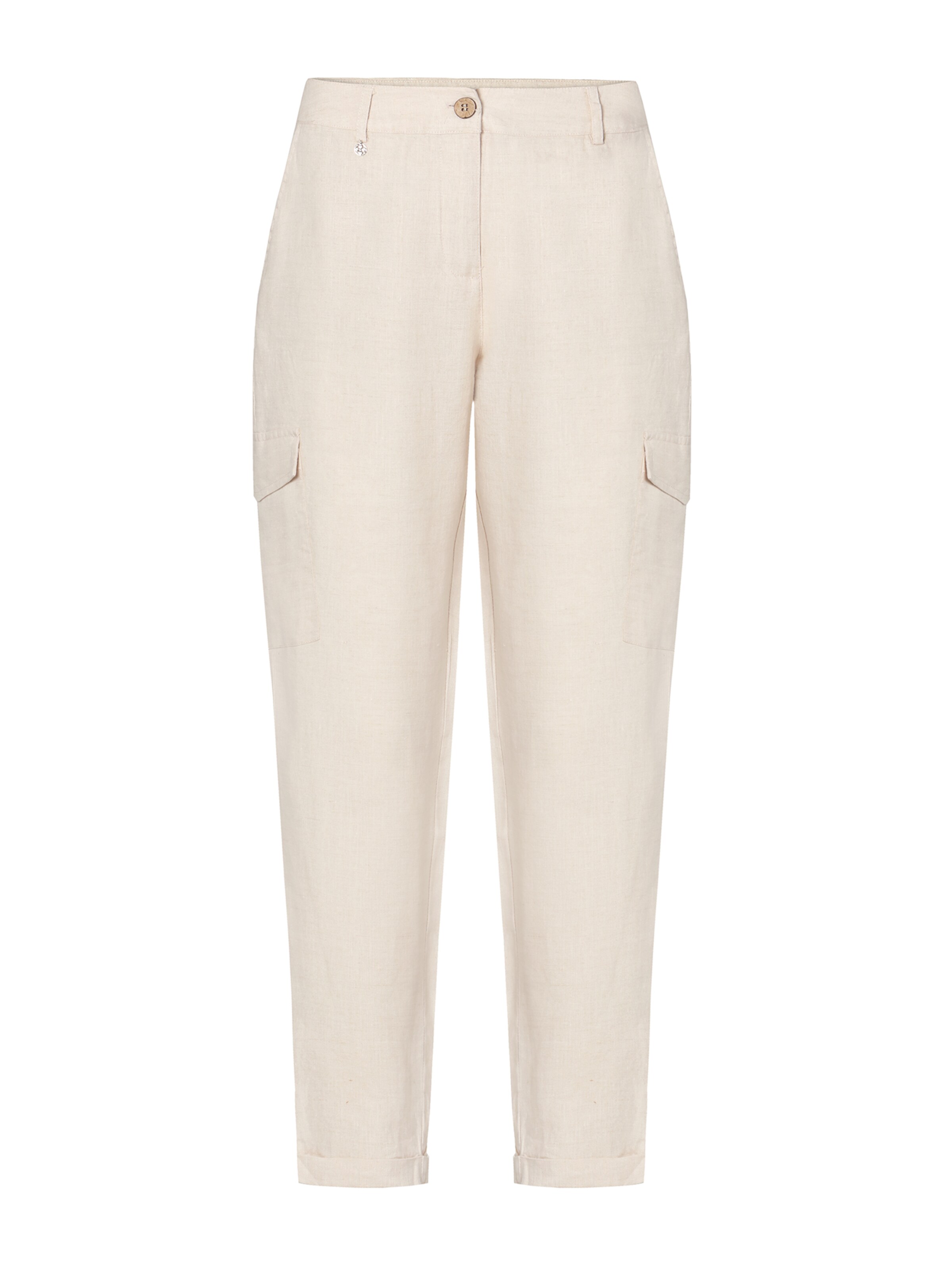 TATUUM Ozke Kargo hlače 'Jemila' | bež barva: sprednja stran