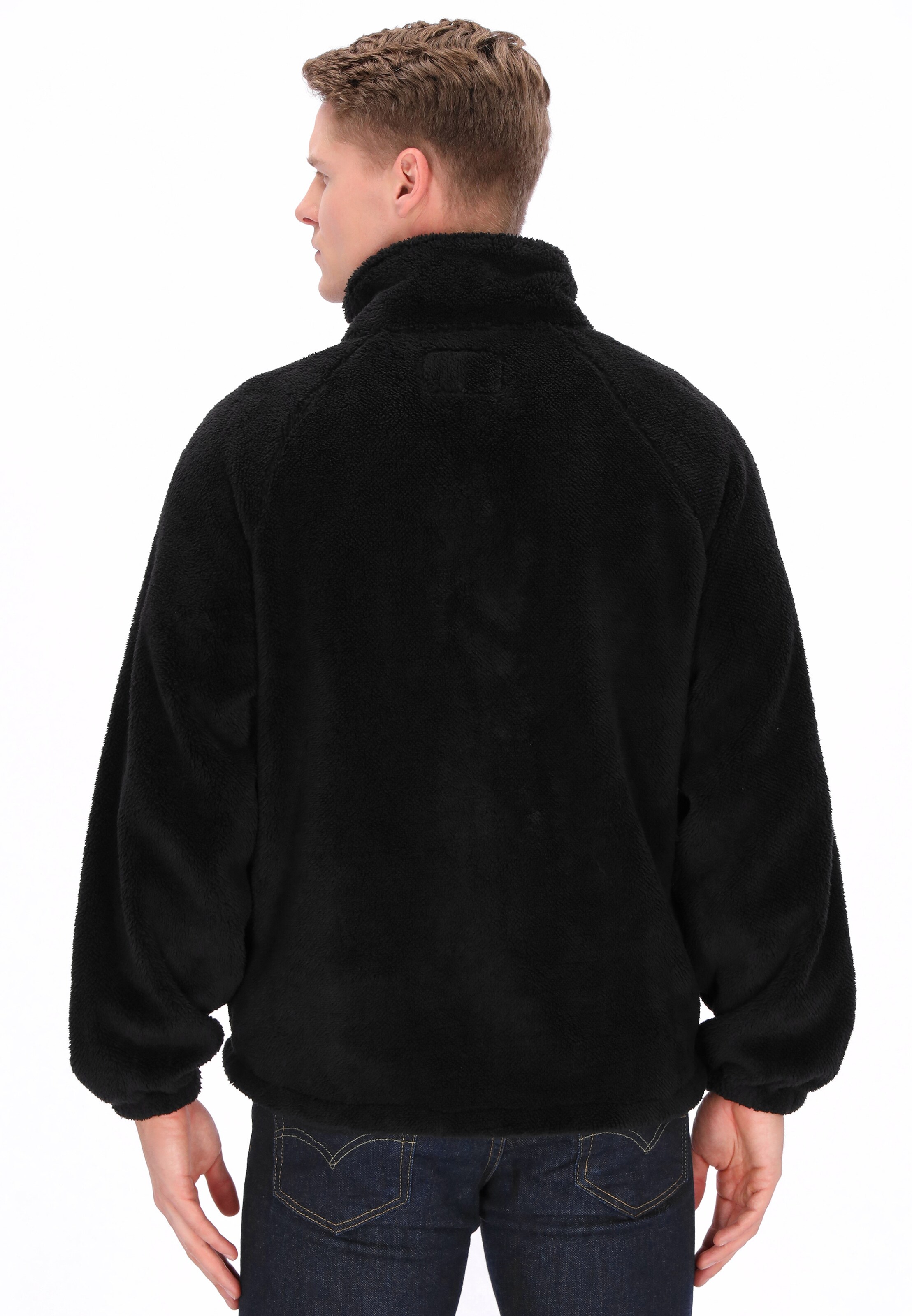 Schmuddelwedda Fleece jacket in Black