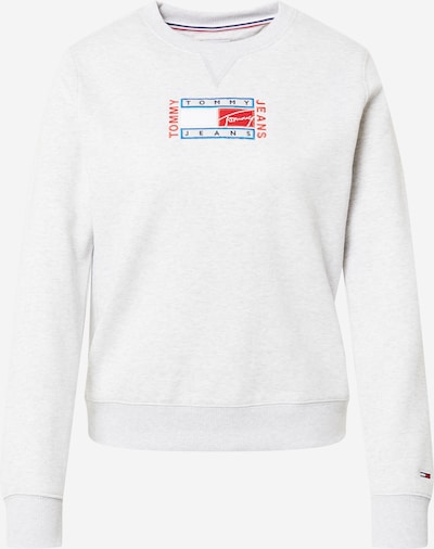 Tommy Jeans Sportisks džemperis, krāsa - zils / pelēks / sarkans / balts, Preces skats