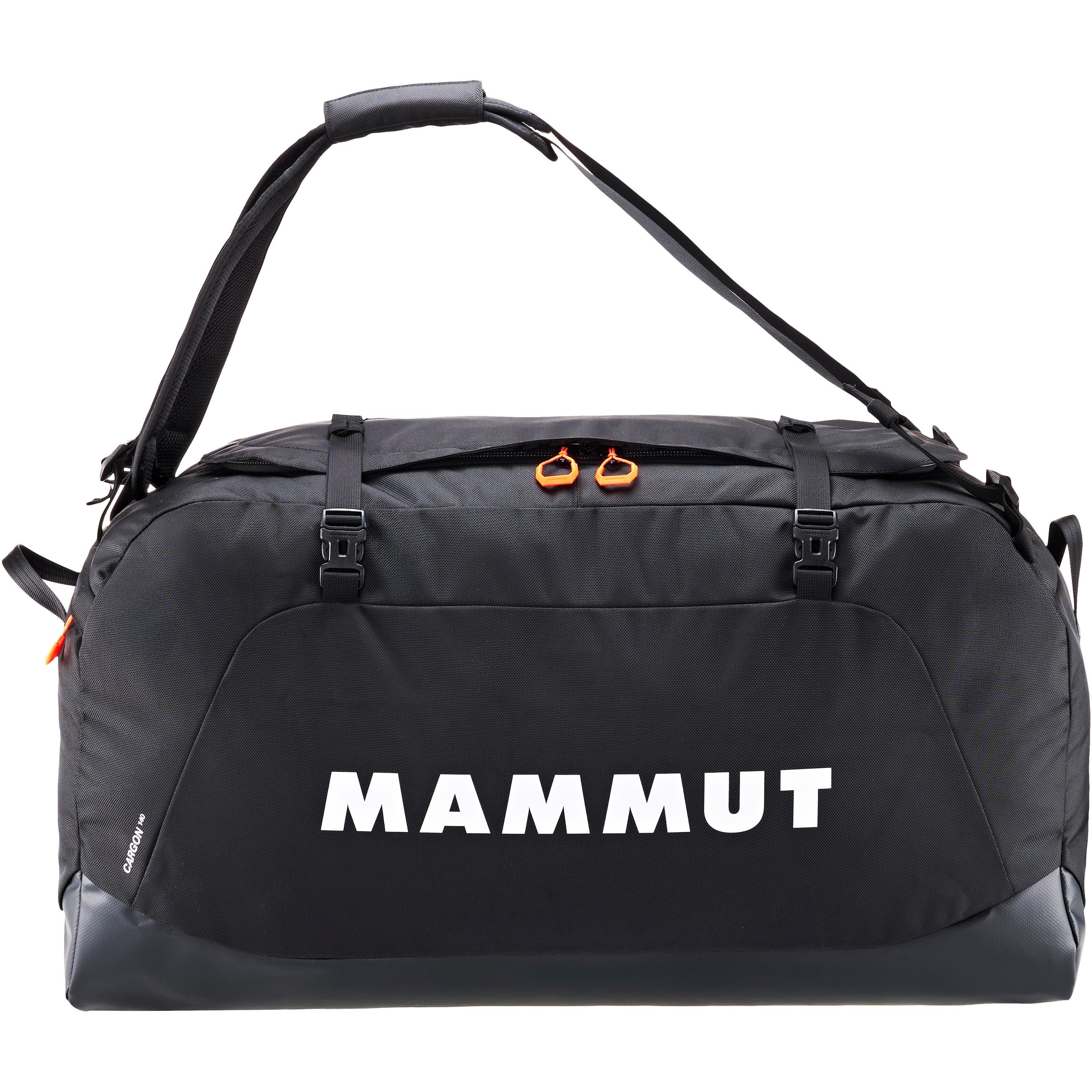 Borsa sportiva 'Cargon 140' di MAMMUT in nero: frontale