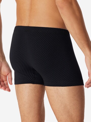 SCHIESSER Boxer shorts 'Cotton Casual Organic Cotton' in Black
