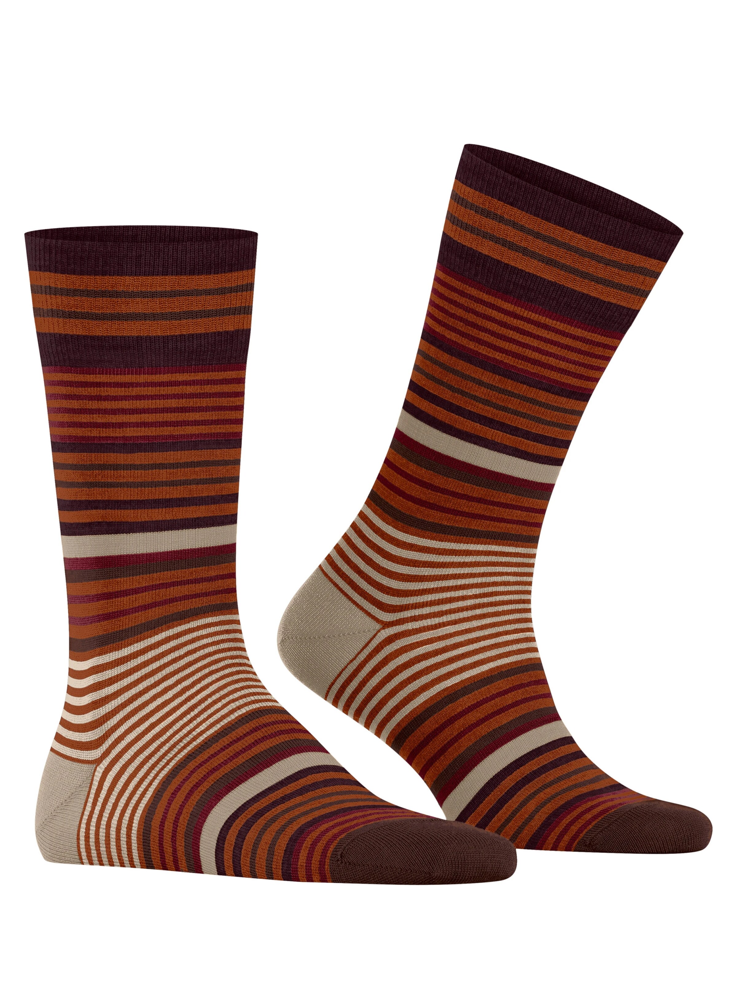 BURLINGTON Socks 'Stripe' in Yellow