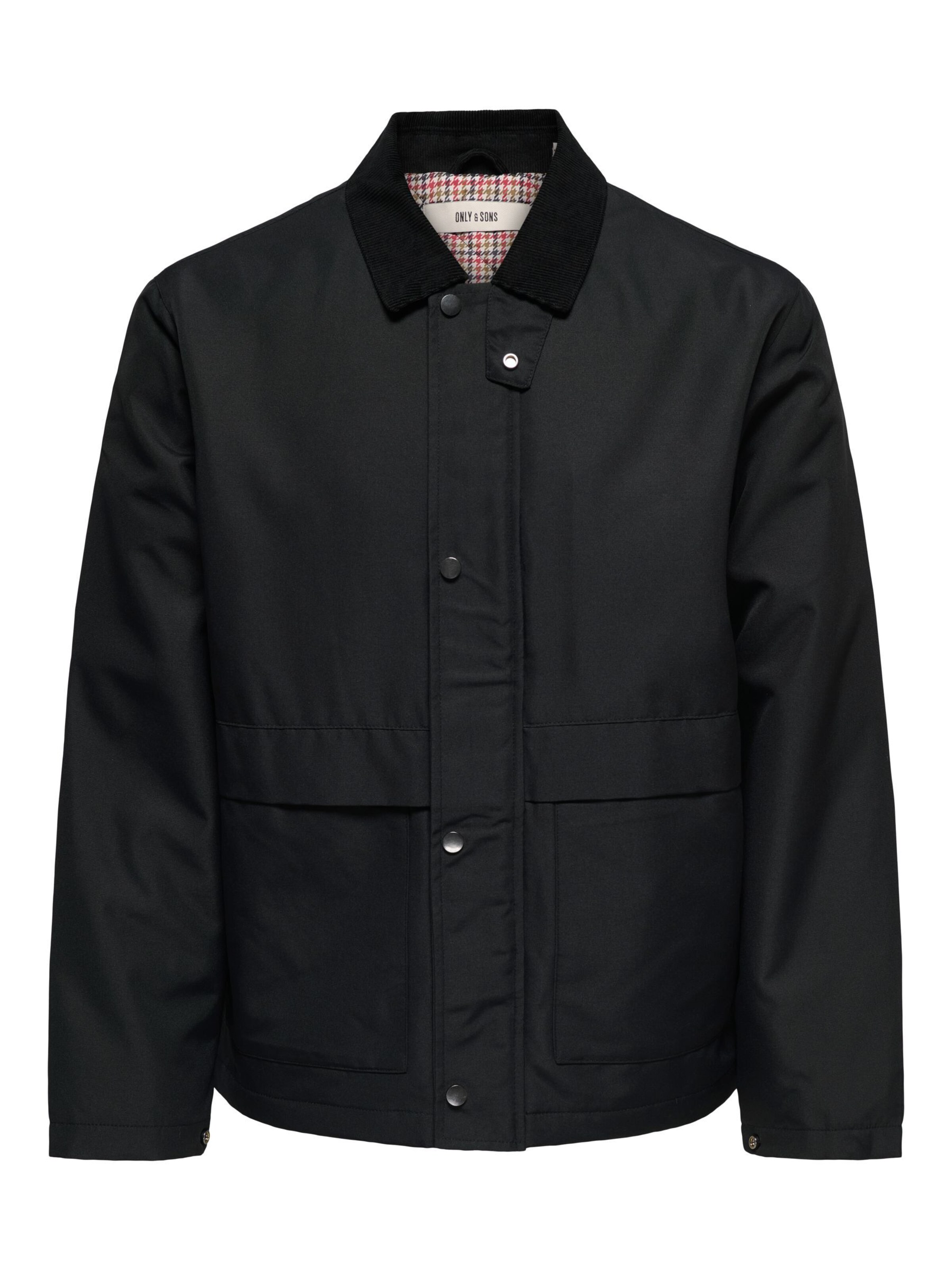 Only & Sons - Chaqueta de entretiempo 'ONSKOSMO' en negro: frente