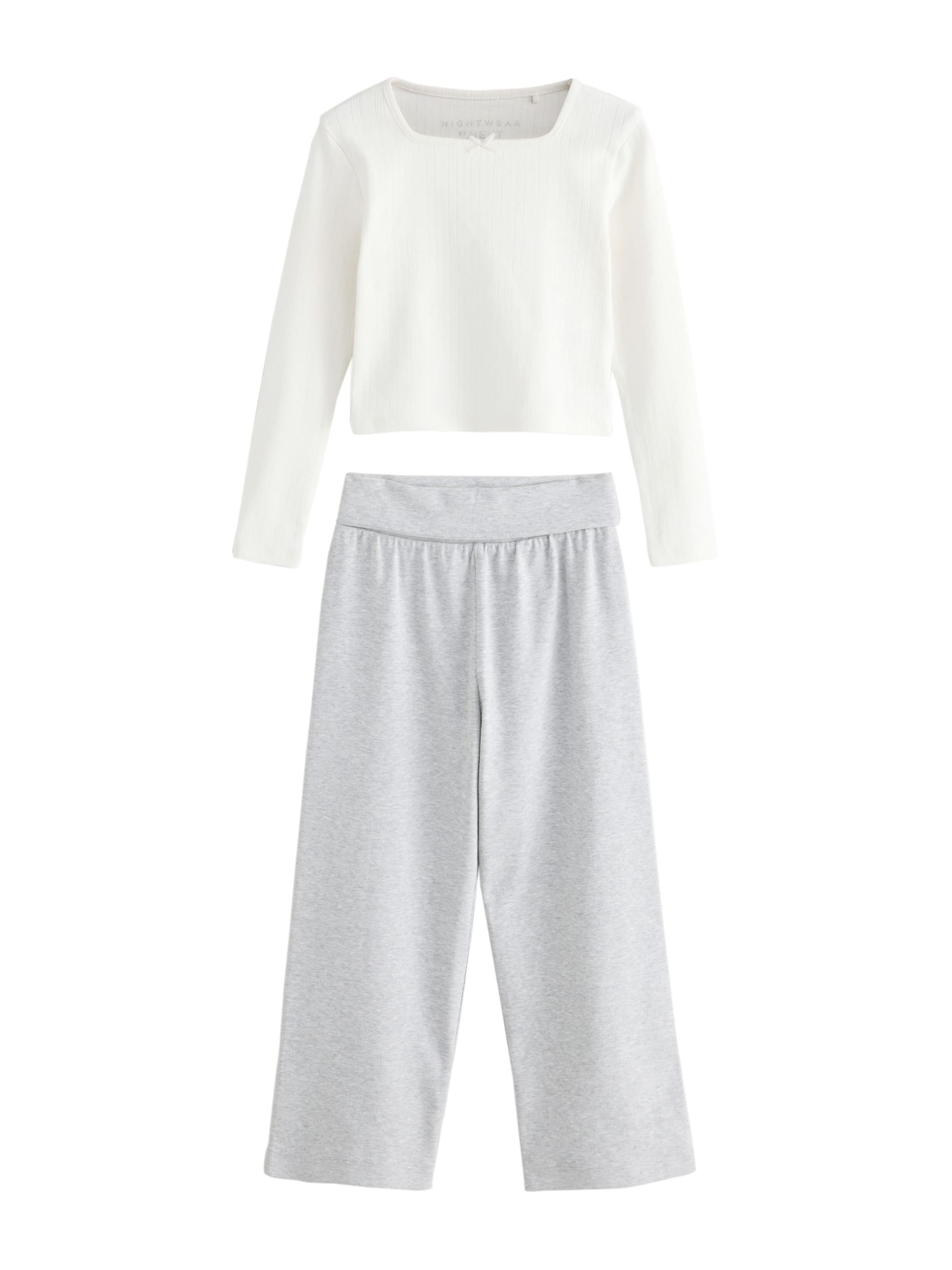 Next Πιτζάμα σε γκρι: μπροστά