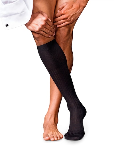 FALKE Knee High Socks 'No. 7 Finest Merino' in 41-42 in Black, Item view