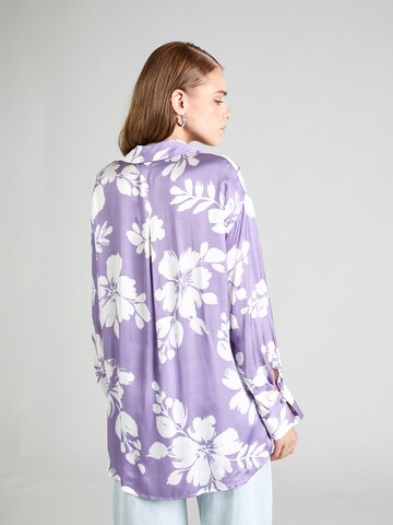 REPLAY Bluse in Lila