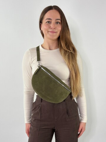lePelou - Riñonera 'VALENTINA large' en verde