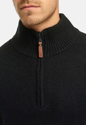 INDICODE JEANS Trui 'INTrax' in Zwart