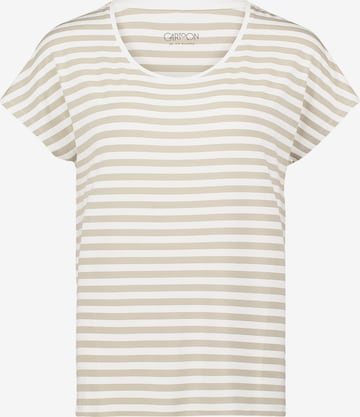 Cartoon Shirt in Beige: Vorderseite