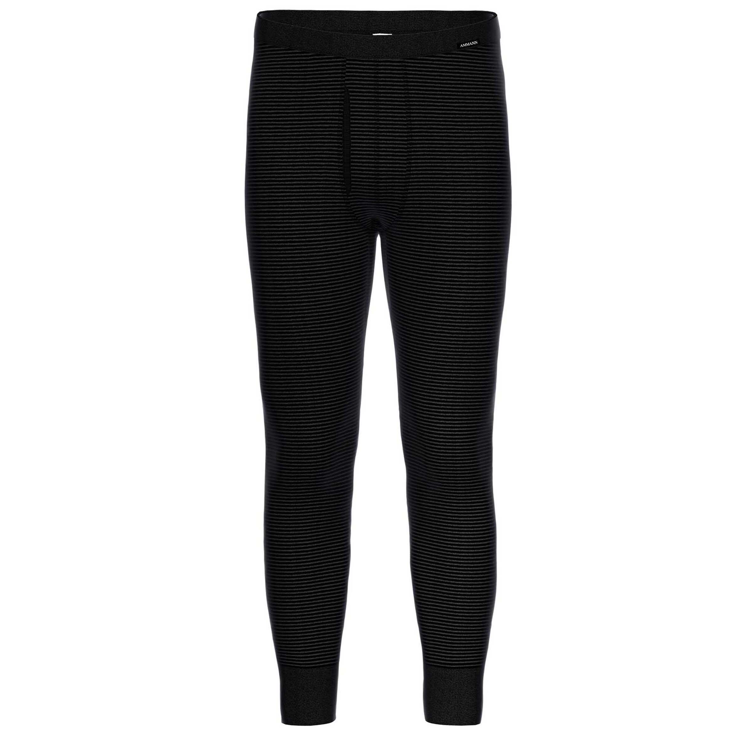 Ammann Lange Unterhose in Schwarz: Vorderseite