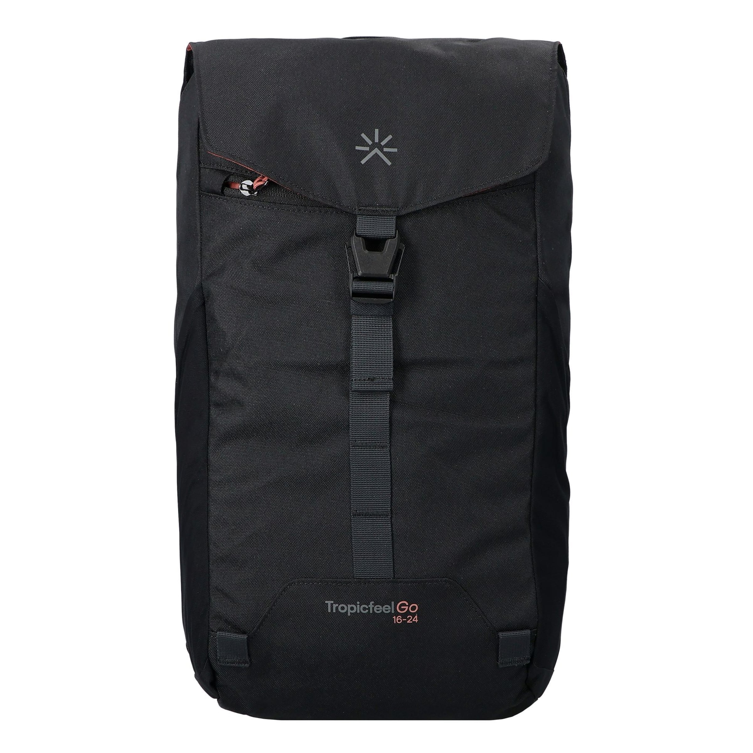 Tropicfeel Backpack in Black: front