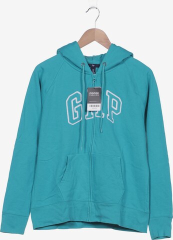 GAP Sweatshirt & Zip-Up Hoodie in XL in Green: front