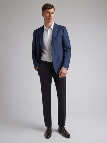 Ted Baker Slim fit Business-colbert 'Herringbone' in Blauw