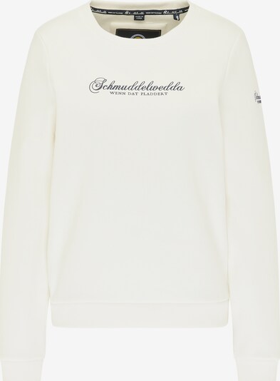 Schmuddelwedda Sweater majica u plava / bijela, Pregled proizvoda