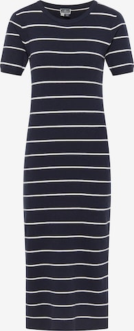 DreiMaster Maritim Knitted dress in Blue: front