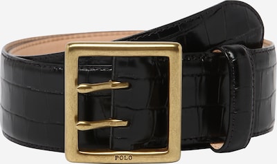 Curea POLO RALPH LAUREN pe negru, Vizualizare produs