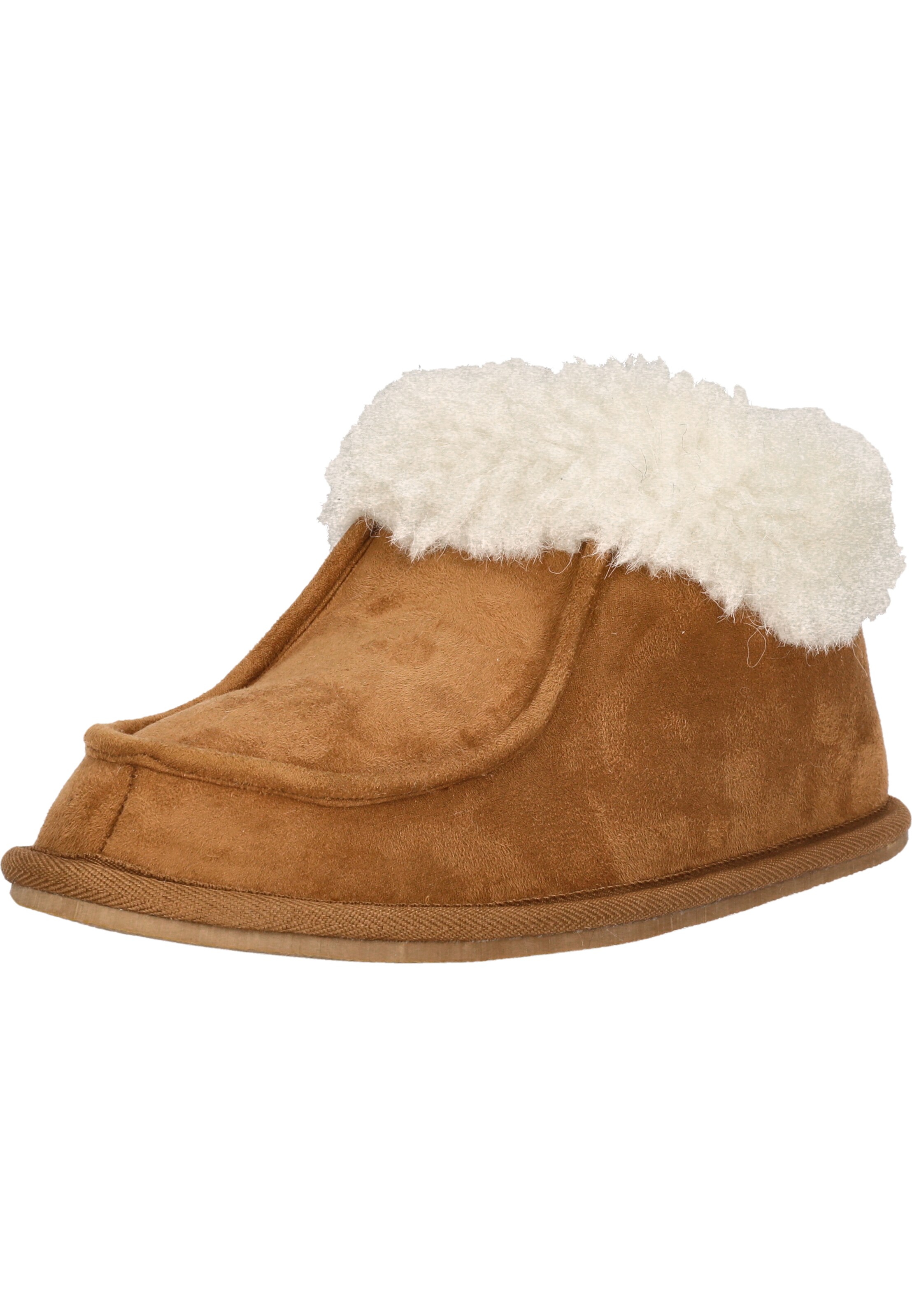 Whistler Hausschuh 'Elian' in Braun: Vorderseite