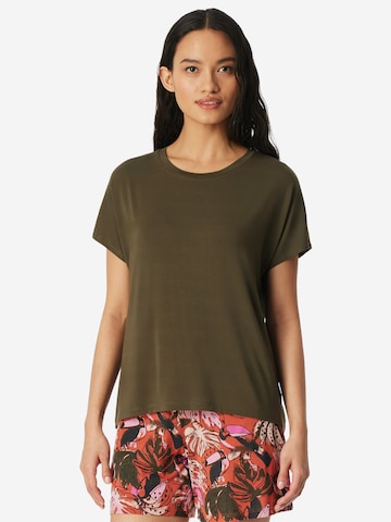 Chemise de nuit ' Mix Relax ' SCHIESSER en vert : devant