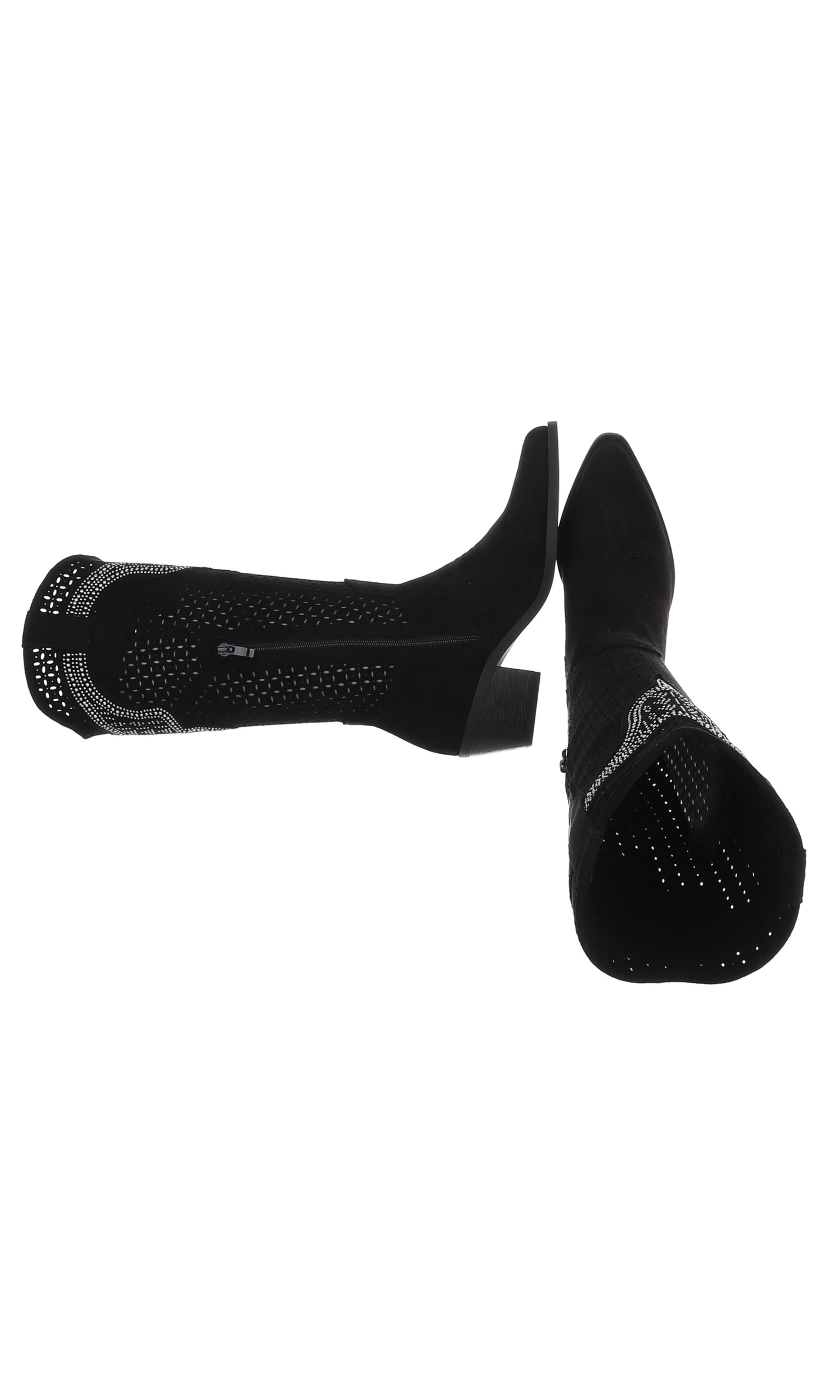 Ital-Design Cowboy Boots in Black