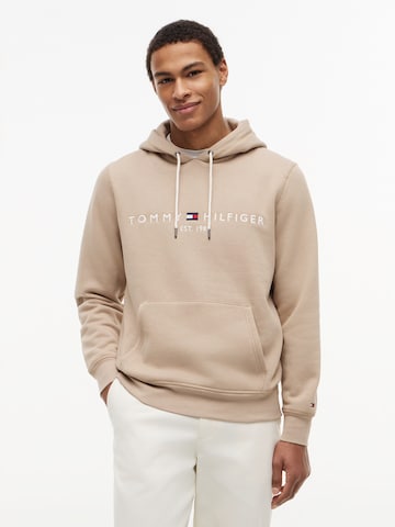 TOMMY HILFIGER Regular fit Sweatshirt i beige: framsida